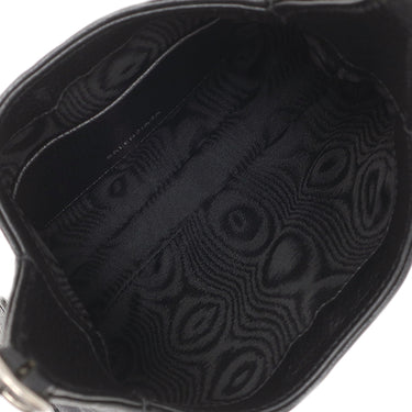 バレンシアガ BALENCIAGA ザ ハッカー プロジェクト ジャッキー 1961 680132 ブラック キャンバス レザー 2WAYバッグ シルバー金具 黒 GUCCI グッチ コラボ