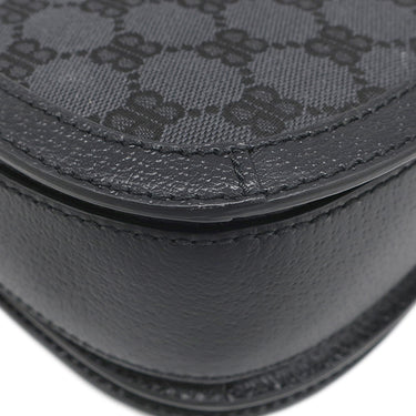 バレンシアガ BALENCIAGA ザ ハッカー プロジェクト ショルダーバッグ 680121 ブラック キャンバス レザー ショルダーバッグ 黒 GUCCI グッチ