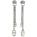 エルメス HERMES ニューファランドール PM H119542B シルバー シルバー925 ピアス ドロップ スイング シェーヌダンクル AG925