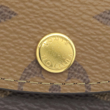 ルイヴィトン LOUIS VUITTON ポルトモネ ロザリ M82333 モノグラムリバース モノグラムキャンバス モノグラムリバースキャンバス コインケース ゴールド金具 小銭入れ カードケース
