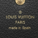 ルイヴィトン LOUIS VUITTON ポルトフォイユ ゾエ M62935 ノワール モノグラムアンプラント コインケース ゴールド金具 黒 コンパクト