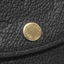 ルイヴィトン LOUIS VUITTON ポルトフォイユ ゾエ M62935 ノワール モノグラムアンプラント コインケース ゴールド金具 黒 コンパクト
