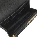 ルイヴィトン LOUIS VUITTON ポルトフォイユ ゾエ M62935 ノワール モノグラムアンプラント コインケース ゴールド金具 黒 コンパクト