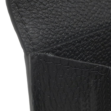 ルイヴィトン LOUIS VUITTON ポルトフォイユ ゾエ M62935 ノワール モノグラムアンプラント コインケース ゴールド金具 黒 コンパクト