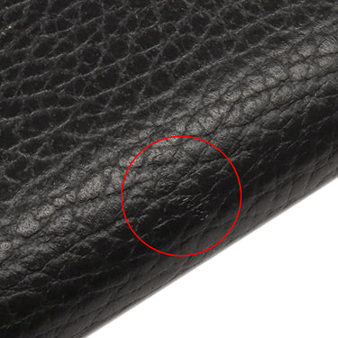 グッチ GUCCI ボウ ジップアラウンド ウォレット 524291 ブラック レザー 長財布 ヴィンテージ金具 黒 ピンク GGマーモント リボンモチーフ 花柄
