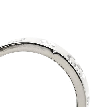 グッチ GUCCI アイコン ダイヤモンド ホワイトゴールド K18WG ダイヤモンド #5 リング 指輪 スリム ICON Au750 18K 5P 5粒 5号