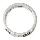 グッチ GUCCI アイコン スリム 660070 ホワイトゴールド K18WG #8 リング 指輪 Au750 750 18K ホワイトゴールド 7.5号