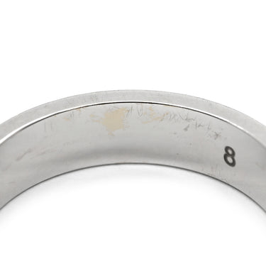 グッチ GUCCI アイコン スリム 660070 ホワイトゴールド K18WG #8 リング 指輪 Au750 750 18K ホワイトゴールド 7.5号