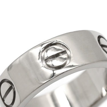 カルティエ Cartier ラブリング B4084700 ホワイトゴールド K18WG #47(JP7) リング 指輪 クラシックモデル LOVE Ring 750 18K WG 18金 6.5号