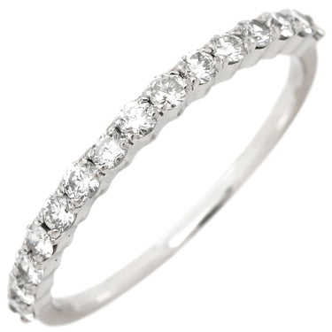ノンブランド NON BRAND ダイヤモンド 0.3ct ホワイトゴールド K18WG ダイヤモンド リング 指輪 Au750 18K 18金 ハーフエタニティ メレ ラインストーン 8.5号