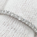 ノンブランド NON BRAND ダイヤモンド 0.3ct ホワイトゴールド K18WG ダイヤモンド リング 指輪 Au750 18K 18金 ハーフエタニティ メレ ラインストーン 8.5号