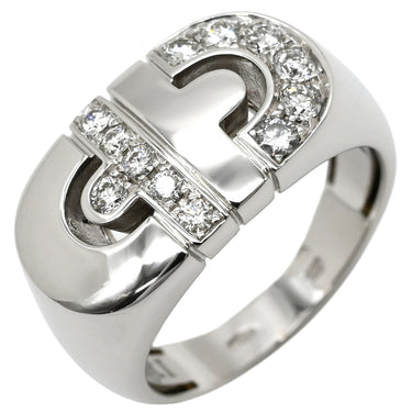 ブルガリ BVLGARI パレンテシ ダイヤ ホワイトゴールド K18WG ダイヤモンド リング 指輪 18K 750WG 18金 11.5号