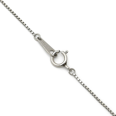 ノンブランド NON BRAND ソリティア ダイヤモンド プラチナシルバー Pt900 ダイヤモンド Pt850(チェーン) ネックレス プラチナ 1P 1石 1粒 ラウンド 2点留め ベネチアンチェーン