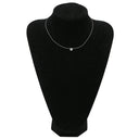 ノンブランド NON BRAND ダイヤモンド 1粒 ホワイトゴールド K18WG ダイヤモンド ネックレス Au750 18K 18金 ベゼルセッティング ワイヤーペンダント