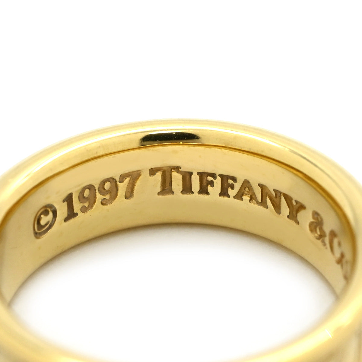 ティファニー Tiffany & Co 1837 イエローゴールド リング 指輪 T&Co