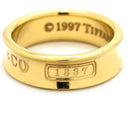 ティファニー Tiffany & Co 1837 イエローゴールド K18YG リング 指輪 T&Co. Au750 18K 18金 12.5号