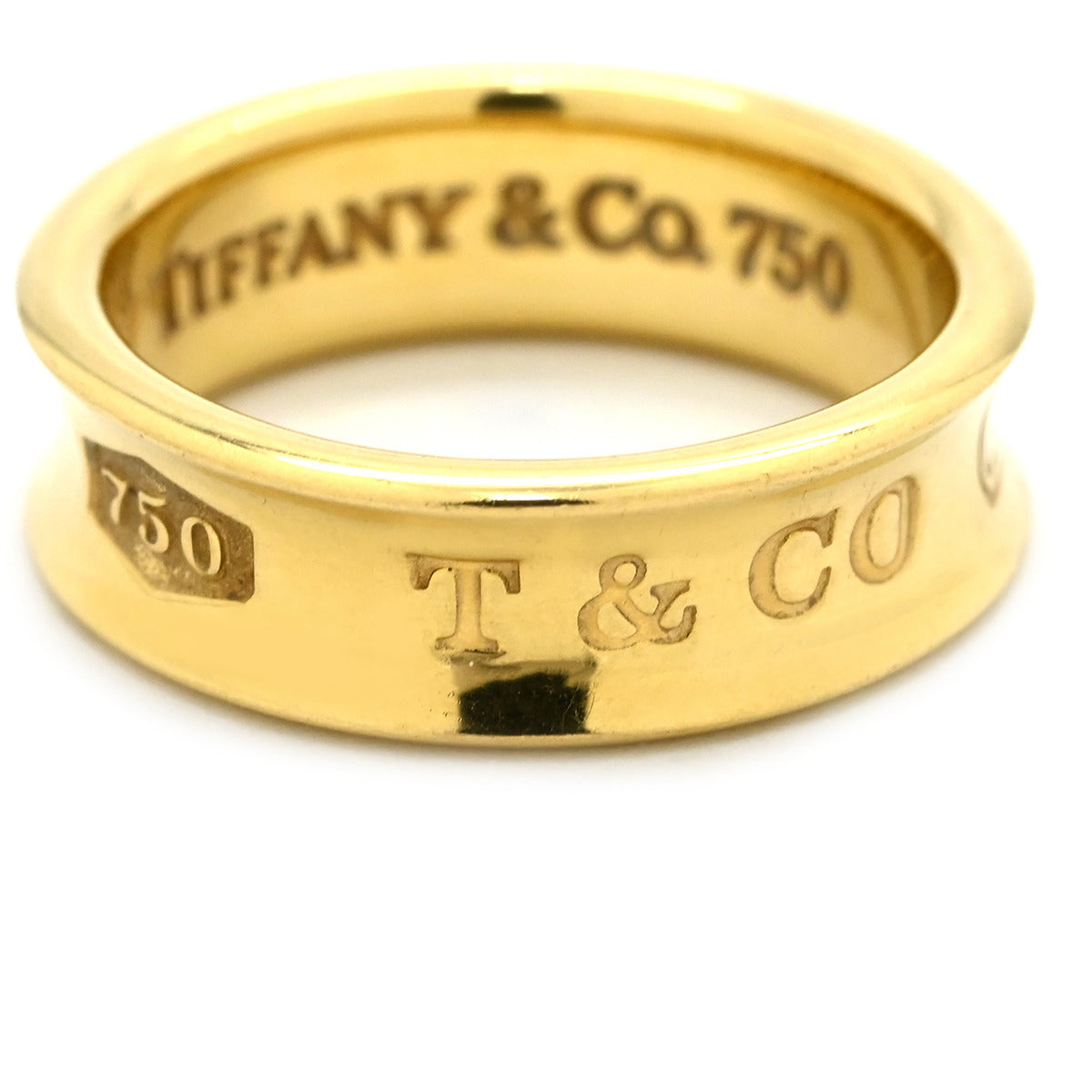 ティファニー Tiffany & Co 1837 イエローゴールド リング 指輪 T&Co ティファニー Tiffany & Co 1837 イエローゴールド リング 指輪 T&Co