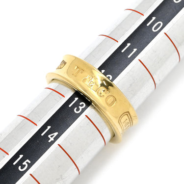 ティファニー Tiffany & Co 1837 イエローゴールド K18YG リング 指輪 T&Co. Au750 18K 18金 12.5号