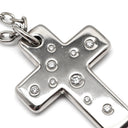 ティファニー Tiffany & Co ドッツクロス ダイヤモンド ペンダント ホワイトゴールド K18WG ダイヤモンド ネックレス 18K 750 WG