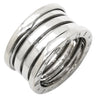 ブルガリ Bvlgari ビーゼロワン B-zero1 4バンドリング ホワイトゴールド K18WG #50(JP10) リング 指輪 Au750 18K 18金 9号