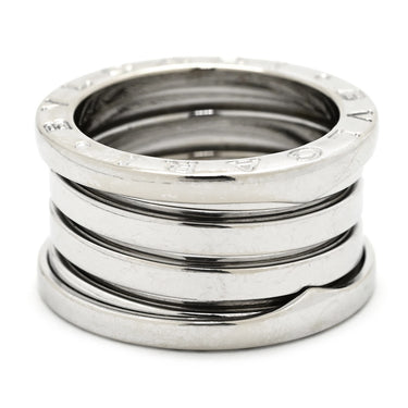 ブルガリ Bvlgari ビーゼロワン B-zero1 4バンドリング ホワイトゴールド K18WG #50(JP10) リング 指輪 Au750 18K 18金 9号