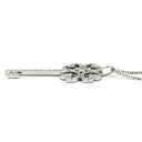 ティファニー Tiffany & Co クアトラ ハートキー ペンダント プラチナシルバー Pt950 ダイヤモンド ネックレス ダイヤモンド プラチナ 鍵モチーフ