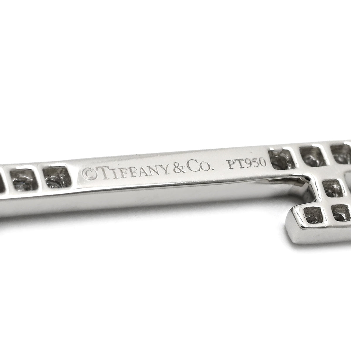 ティファニー Tiffany & Co クアトラ ハートキー ペンダント プラチナ