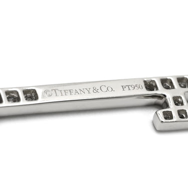 ティファニー Tiffany & Co クアトラ ハートキー ペンダント プラチナシルバー Pt950 ダイヤモンド ネックレス ダイヤモンド プラチナ 鍵モチーフ