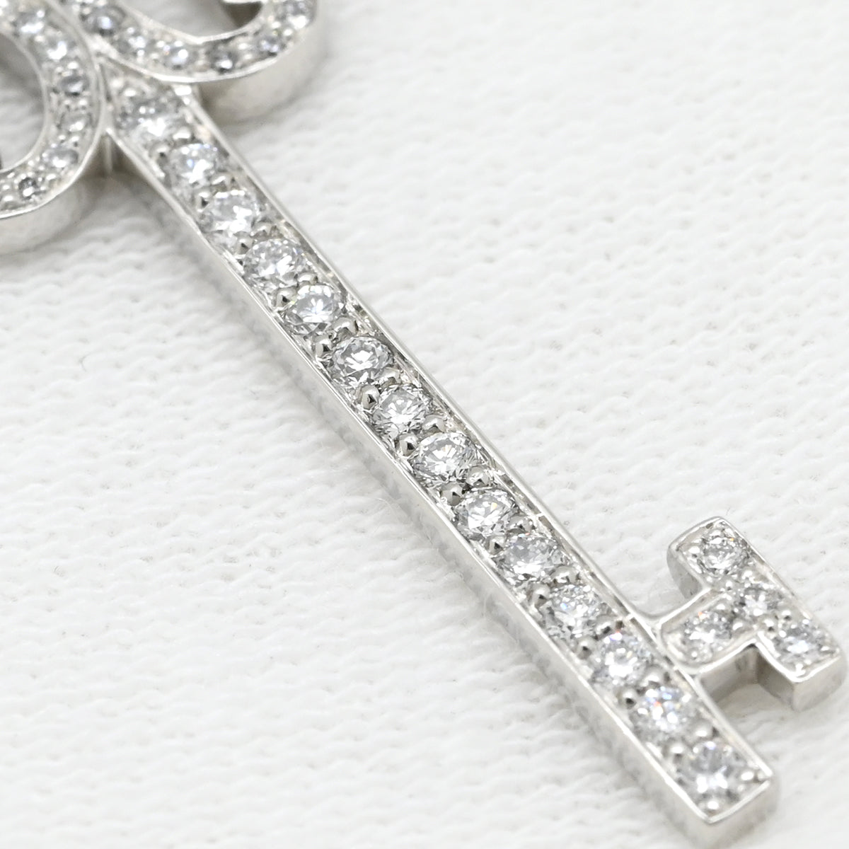 ティファニー Tiffany & Co クアトラ ハートキー ペンダント プラチナ