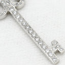 ティファニー Tiffany & Co クアトラ ハートキー ペンダント プラチナシルバー Pt950 ダイヤモンド ネックレス ダイヤモンド プラチナ 鍵モチーフ