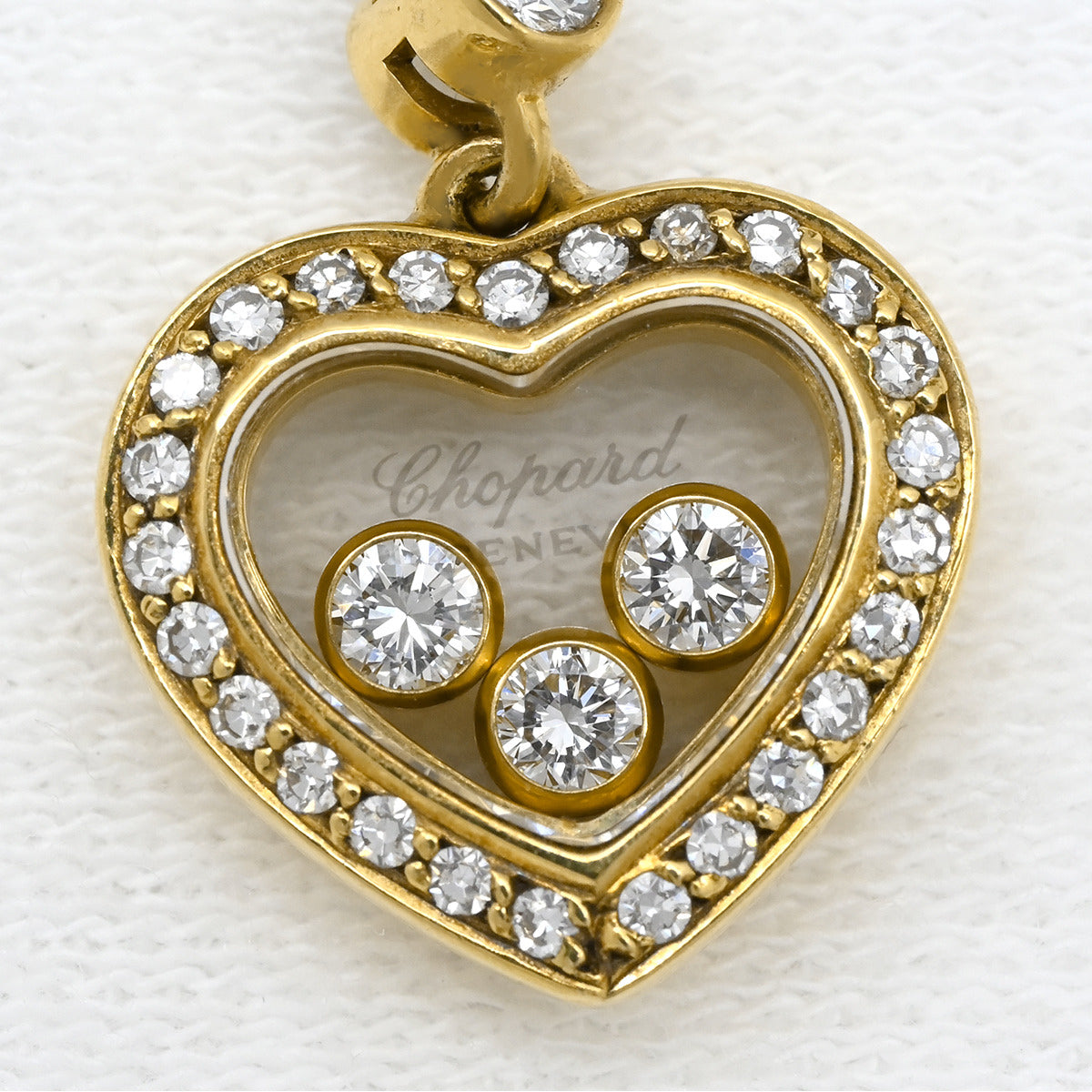 ショパール CHOPARD ハッピーダイヤモンド ハート イエローゴールド