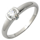 ノンブランド NON BRAND ダイヤモンド 0.338ct 立爪 プラチナシルバー Pt900 ダイヤモンド リング 指輪 プラチナ900 1粒 1石 ハート＆キューピッド 15.5号