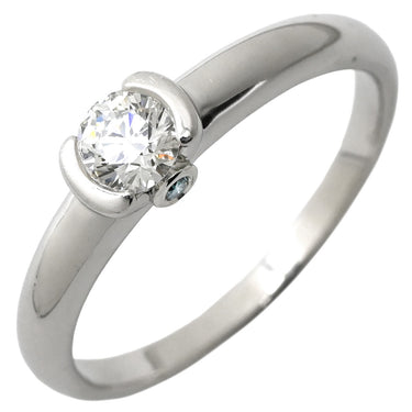 ノンブランド NON BRAND ダイヤモンド 0.338ct 立爪 プラチナシルバー Pt900 ダイヤモンド リング 指輪 プラチナ900 1粒 1石 ハート＆キューピッド 15.5号