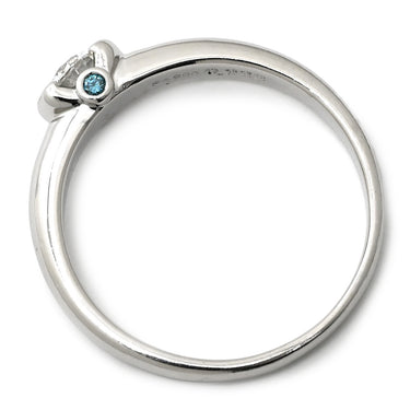 ノンブランド NON BRAND ダイヤモンド 0.338ct 立爪 プラチナシルバー Pt900 ダイヤモンド リング 指輪 プラチナ900 1粒 1石 ハート＆キューピッド 15.5号