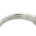 ノンブランド NON BRAND ダイヤモンド 0.338ct 立爪 プラチナシルバー Pt900 ダイヤモンド リング 指輪 プラチナ900 1粒 1石 ハート＆キューピッド 15.5号
