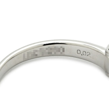 ノンブランド NON BRAND ダイヤモンド 0.338ct 立爪 プラチナシルバー Pt900 ダイヤモンド リング 指輪 プラチナ900 1粒 1石 ハート＆キューピッド 15.5号
