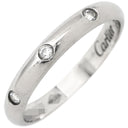 カルティエ Cartier 1895 クラシック ウエディング プラチナシルバー Pt950 ダイヤモンド #44(JP4) リング 指輪 3Pダイヤ プラチナ950 4号