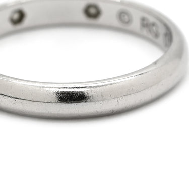 カルティエ Cartier 1895 クラシック ウエディング プラチナシルバー Pt950 ダイヤモンド #44(JP4) リング 指輪 3Pダイヤ プラチナ950 4号