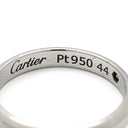 カルティエ Cartier 1895 クラシック ウエディング プラチナシルバー Pt950 ダイヤモンド #44(JP4) リング 指輪 3Pダイヤ プラチナ950 4号