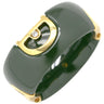 ダミアーニ DAMIANI Dアイコン D.ICON 1Pダイヤ 201000112 ヴェルデボスコXイエローゴールド K18YG セラミック ダイヤモンド #59(JP19) リング 指輪 深緑 ディー アイコン 18K 750 YG 18.5号