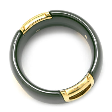 ダミアーニ DAMIANI Dアイコン D.ICON 1Pダイヤ 201000112 ヴェルデボスコXイエローゴールド K18YG セラミック ダイヤモンド #59(JP19) リング 指輪 深緑 ディー アイコン 18K 750 YG 18.5号