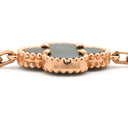 ヴァンクリーフアーペル Van Cleef & Arpels ヴィンテージ アルハンブラ 20モチーフ VCARP2R000 グレーXローズゴールド K18PG ダイヤモンド グレーマザーオブパール ネックレス ピンクゴールド 18K ダイヤ ロング