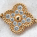 ヴァンクリーフアーペル Van Cleef & Arpels ヴィンテージ アルハンブラ 20モチーフ VCARP2R000 グレーXローズゴールド K18PG ダイヤモンド グレーマザーオブパール ネックレス ピンクゴールド 18K ダイヤ ロング
