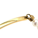 セレ CELLE ベビーパール パールホワイト×イエローゴールド K18YG パール ブレスレット CELLE 3連パール 真珠 1.3mm バングル Au750 K18 YG