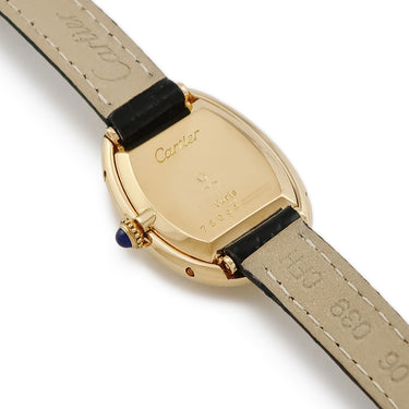 腕時計 カルティエ Cartier ベニュワール PARISダイアル 78094 手巻き レディース OH済 K18YG無垢 青針 ローマン ヴィンテージ