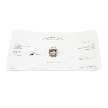 ランゲ&ゾーネ LANGE&SOHNE 純正 ホワイトゴールド K18WG 腕時計パーツ Dバックル 16ｍｍ幅対応 K18WG無垢 ディプロイメント パーツ 替え 予備 スペア ホワイトゴールド
