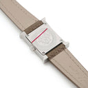 腕時計 エルメス HERMES Hウォッチ ミニ TPM HH1.110 クオーツ レディース ホワイト 白 アラビア スクエア