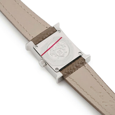 腕時計 エルメス HERMES Hウォッチ ミニ TPM HH1.110 クオーツ レディース ホワイト 白 アラビア スクエア