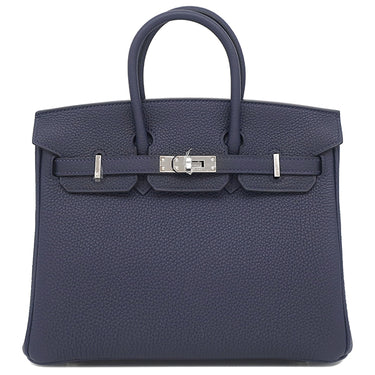 エルメス HERMES バーキン25 ブルーニュイ トゴ ハンドバッグ シルバー金具 新品 未使用 紺 2025年製