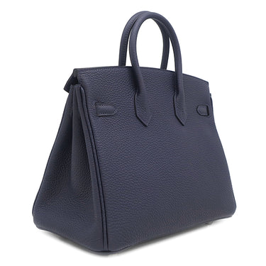 エルメス HERMES バーキン25 ブルーニュイ トゴ ハンドバッグ シルバー金具 新品 未使用 紺 2025年製